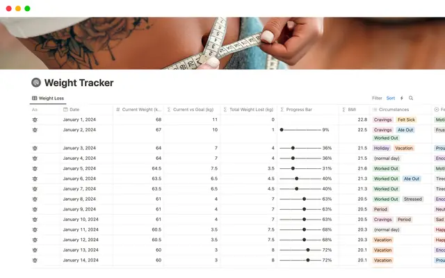 Weight Loss Tracker